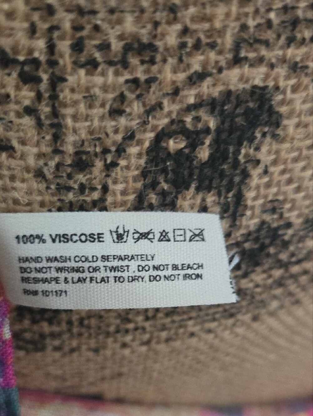 Pink Multi-Pattern Open-Front Kimono Wrap - Picture 3 of 3